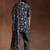 floral printed regular sequinned kurti with dhoti pant & dupatta