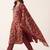 women floral printed regular thread work kurta with trousers & with dupatta