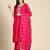 women floral yoke design kurta with trousers & dupatta