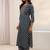 women ethnic motifs printed regular thread work kurta with trousers & with dupatta