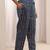 women ethnic motifs printed regular thread work kurta with trousers & with dupatta
