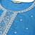 floral embroidered zari regular kurta with trousers dupatta
