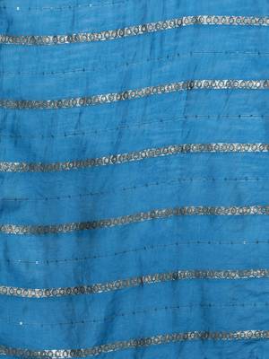 floral embroidered zari regular kurta with trousers dupatta 5