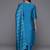 floral embroidered zari regular kurta with trousers dupatta