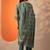 women ethnic motifs regular thread work kurta with trousers & with dupatta
