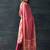 floral printed v-neck straight kurta with trousers & dupatta