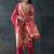 floral printed v-neck straight kurta with trousers & dupatta