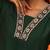women ethnic motifs embroidered regular thread work kurta with trousers