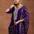 floral embroidered kurta with trouser & dupatta