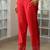 yoke design thread work straight kurta with trousers & dupatta