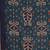 blue floral embroidered zari kurta with trousers & dupatta