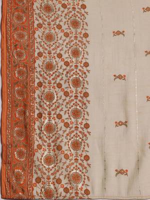 ethnic motifs printed kurta with trousers & dupatta 6