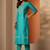 women ethnic motifs embroidered regular thread work kurta with trousers