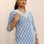 women floral printed kurta with trousers & with dupatta