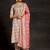 beige ethnic motifs printed sequinned straight kurta with palazzos & dupatta