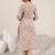 women floral printed regular thread work kurta with trousers