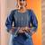 women floral embroidered kurta with trousers & dupatta