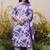 floral embroidered regular kurta with trousers & dupatta