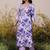 floral embroidered regular kurta with trousers & dupatta