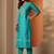 women ethnic motifs embroidered regular thread work kurta with trousers