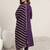 purple floral embroidered sequinned a-line kurta with trousers & dupatta