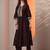 women floral yoke design pleated regular kurta with trousers