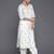 floral printed regular sequinned kurta with salwar & dupatta