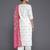 floral printed regular sequinned kurta with salwar & dupatta