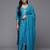 ethnic motifs embroidered straight kurta with trousers & dupatta
