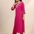 floral yoke design v-neck zari straight kurta with trousers and dupatta
