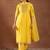 floral yoke design kurta with trouser & dupatta