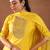 floral yoke design kurta with trouser & dupatta