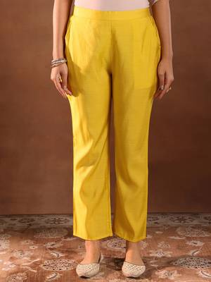 floral yoke design kurta with trouser & dupatta 7