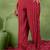 floral printed v-neck sequinned a-line kurta with salwar & dupatta