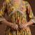 floral printed empire sequinned a-line kurta with trousers & dupatta