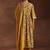 floral printed empire sequinned a-line kurta with trousers & dupatta