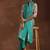floral printed notched neck straight kurta with trousers & dupatta