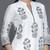 floral printed mandarin collar straight kurta with trousers & dupatta