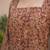 Brown  pure cotton printed tunic for women