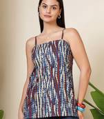Multi  pure cotton printed tunic for women