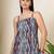 Multi  pure cotton printed tunic for women