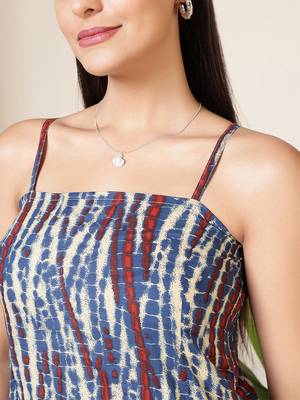 Multi  pure cotton printed tunic for women 2