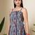 Multi  pure cotton printed tunic for women