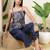 Multi  pure cotton printed tunic for women