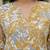 Yellow  pure cotton printed tunic for women
