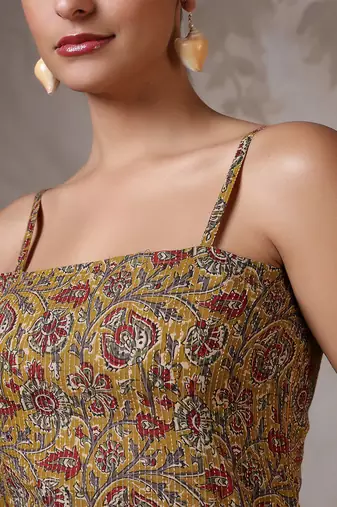 Multi  pure cotton printed tunic for women