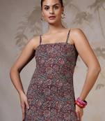 Multi  pure cotton printed tunic for women