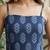 Blue  pure cotton printed tunic for women