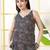 Multi  pure cotton printed tunic for women