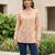 Multi  pure cotton printed tunic for women
